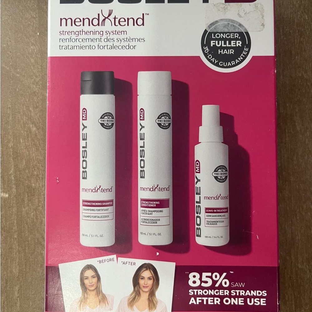 MendTend Strengthening Hair Treatment & Mask‎ - Pink